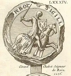 Gérard II Chabot dit « Gérard II de Retz » (vers 1245-1298), seigneur de Retz de 1264 à 1298.