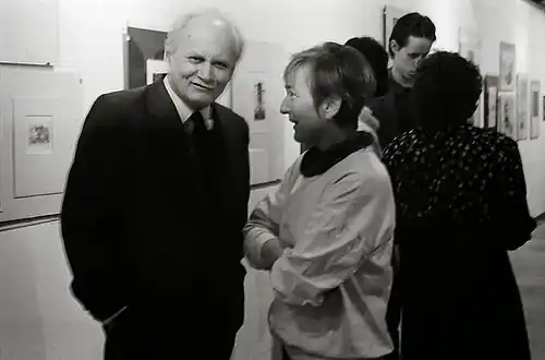 Árpád Göncz et Ottilia Solt. Photo de Lenke Szilágyi.