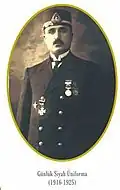 Uniforme naval en 1916–1925