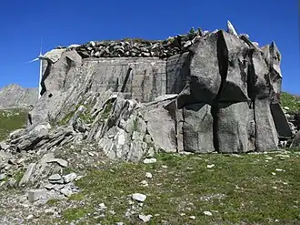 La casemate mitrailleuse Ouest