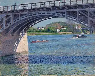Le Pont d'Argenteuil et la SeineGustave Caillebotte,1883Musée Barberini, Potsdam.