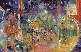 G. Iakoulov. Bar. 1915, Les Soleils multicolores