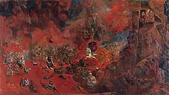 La Lutte , 1912, Galerie Tretiakov