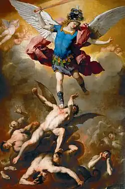 La Chute des anges rebellesLuca Giordano (vers 1666)