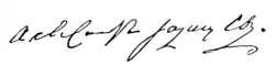 signature d'Alexandre Radichtchev