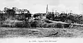 Le bourg de Gaël au début du XXe&nbsp;siècle (carte postale).