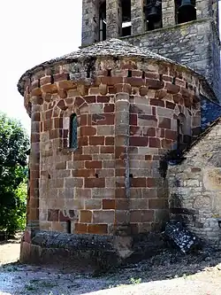 L'abside romane.