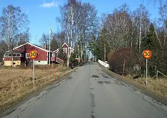 Gabrielstorp sur la route 528.