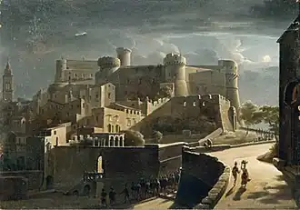 Gaète sous le clair de lune.