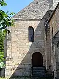Croisillon nord, côté ouest.