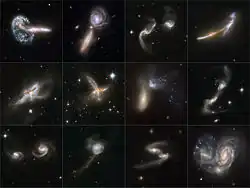 Quelques galaxies en interaction.