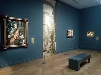 "Le Louvre chez Goya" dans la salle des natures mortes.