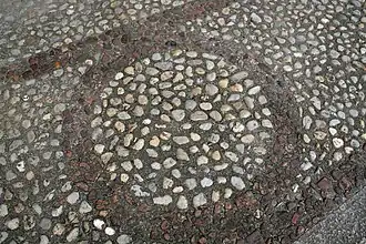 Galets de la place Wilson à Brest.