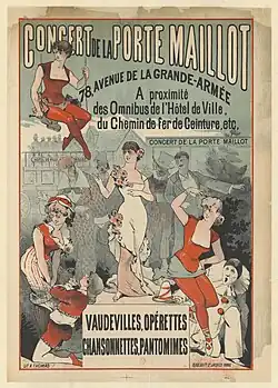 Concert de la porte Maillot.