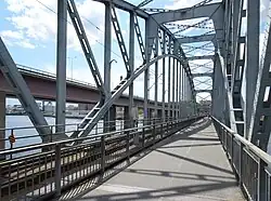 Gamla Lidingöbron, vue vers Stockholm, 2021