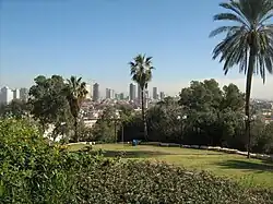 Gan Hapisga, vue de la ville.