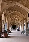 Les arcades du bazar de Ganj Ali Khan