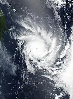 Garance le 27 février à 9&nbsp;h&nbsp;44&nbsp;UTC à son apex.