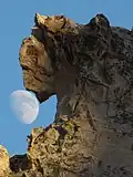 Rocher et Lune