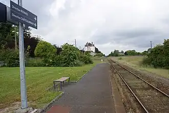 Quai et voie vers Rennes.