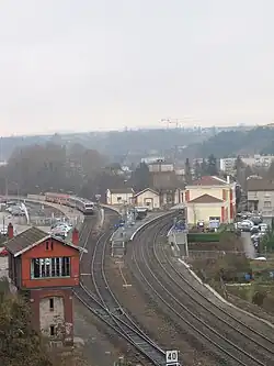 Vue de la gare en 2011.