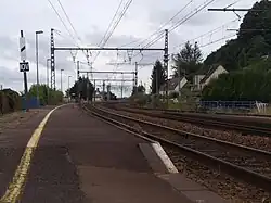 Les voies vers Le Mans.