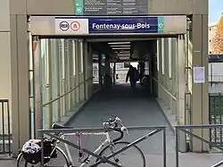 L'accès no&nbsp;2 « Boulevard de Vincennes ».