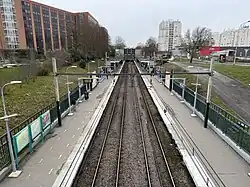 Vue générale des quais.