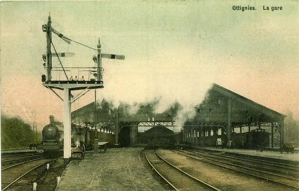 L'ancienne gare d'Ottignies.