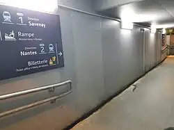 Entrée du souterrain.