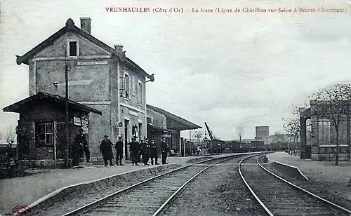 La gare vers 1910-1920.