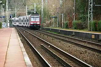 Rame Z&nbsp;20500 sur voie 2 assurant une mission en direction de Corbeil-Essonnes.