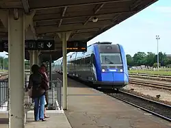 X72500 Basse-Normandie en gare d'Argentan.