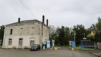 La gare d'Arrou.