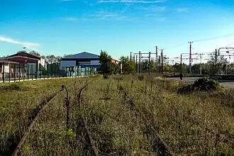 Voies de fret à l'abandon.