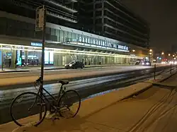 L'Îlot Voyageur, la nuit.