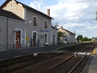 Gare de Bussière-Galant (Haute-Vienne, France)