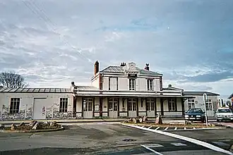 La gare avant sa rénovation de 2010.