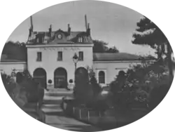 La gare modernisée, en 1937.