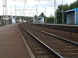 Vue générale de la gare.