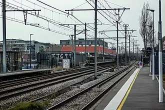 Vue générale des deux quais en 2023.