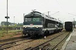 Les voies n° 4 et 6 et un train spécial du Pacific Vapeur Club le 21 juillet 2021.