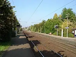 Vue générale de la gare.