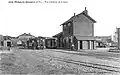 Plélan :la gare du tramway au début du XXe&nbsp;siècle