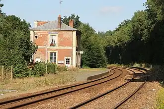 Gare fermée de Saint-Léger - Boissey.