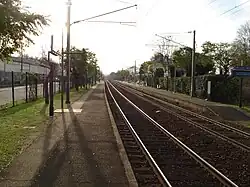 Vue générale de la gare.