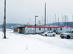 Bâtiment temporaire.