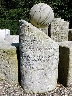 Photographie couleur de pierres tombales