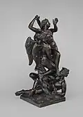 Borée enlevant Orithye, réduction en bronze