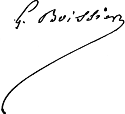 signature de Gaston Boissier